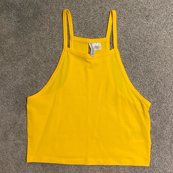 Yellow High Neck Tank Top☀️ - Picture 2 of 5